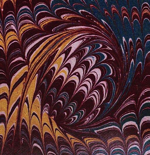 Example of Marbled Paper