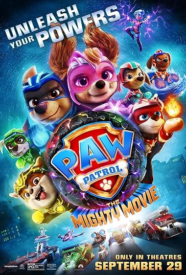 paw patrol movie flyer