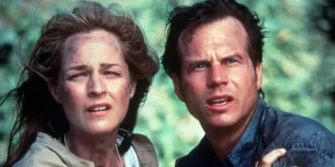 helen hunt and bill paxton faces from twister movie