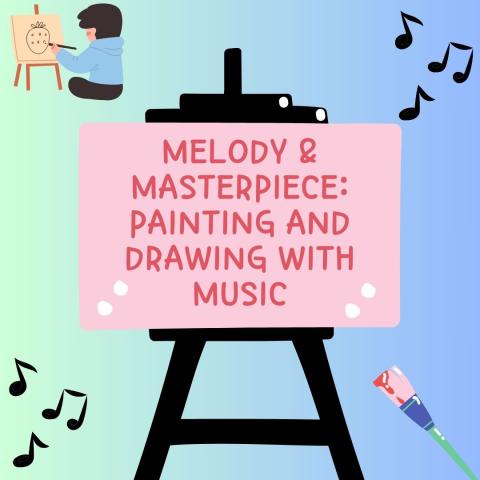 Logo of Melody & Masterpiece: Painting and Drawing with Music