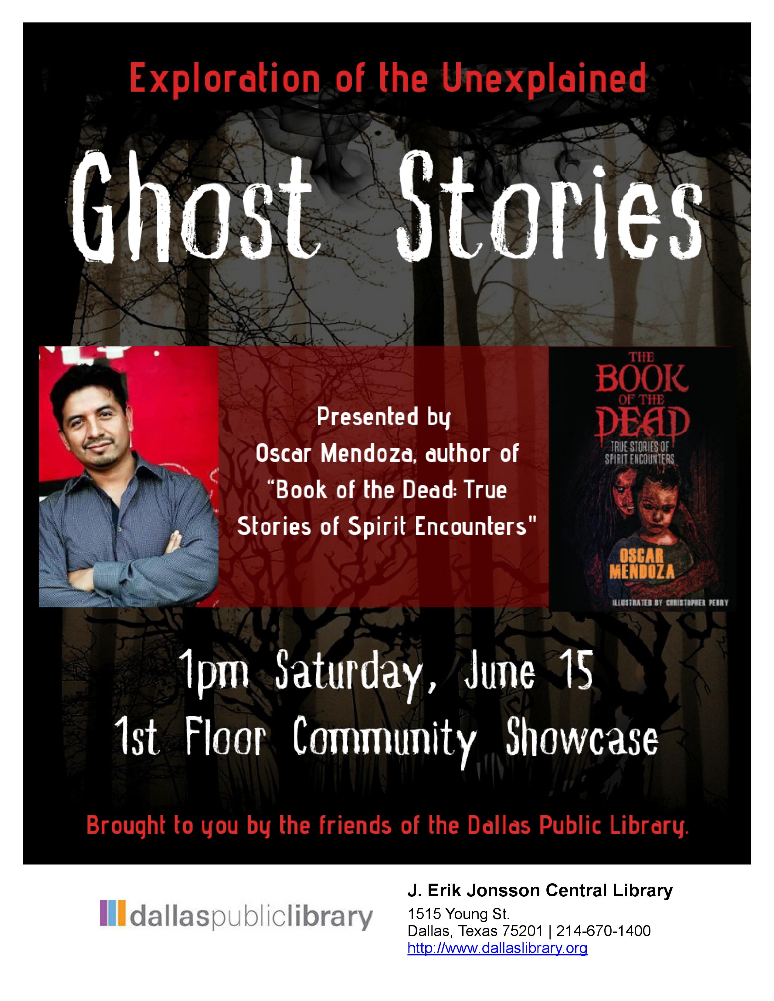Ghost Stories flyer