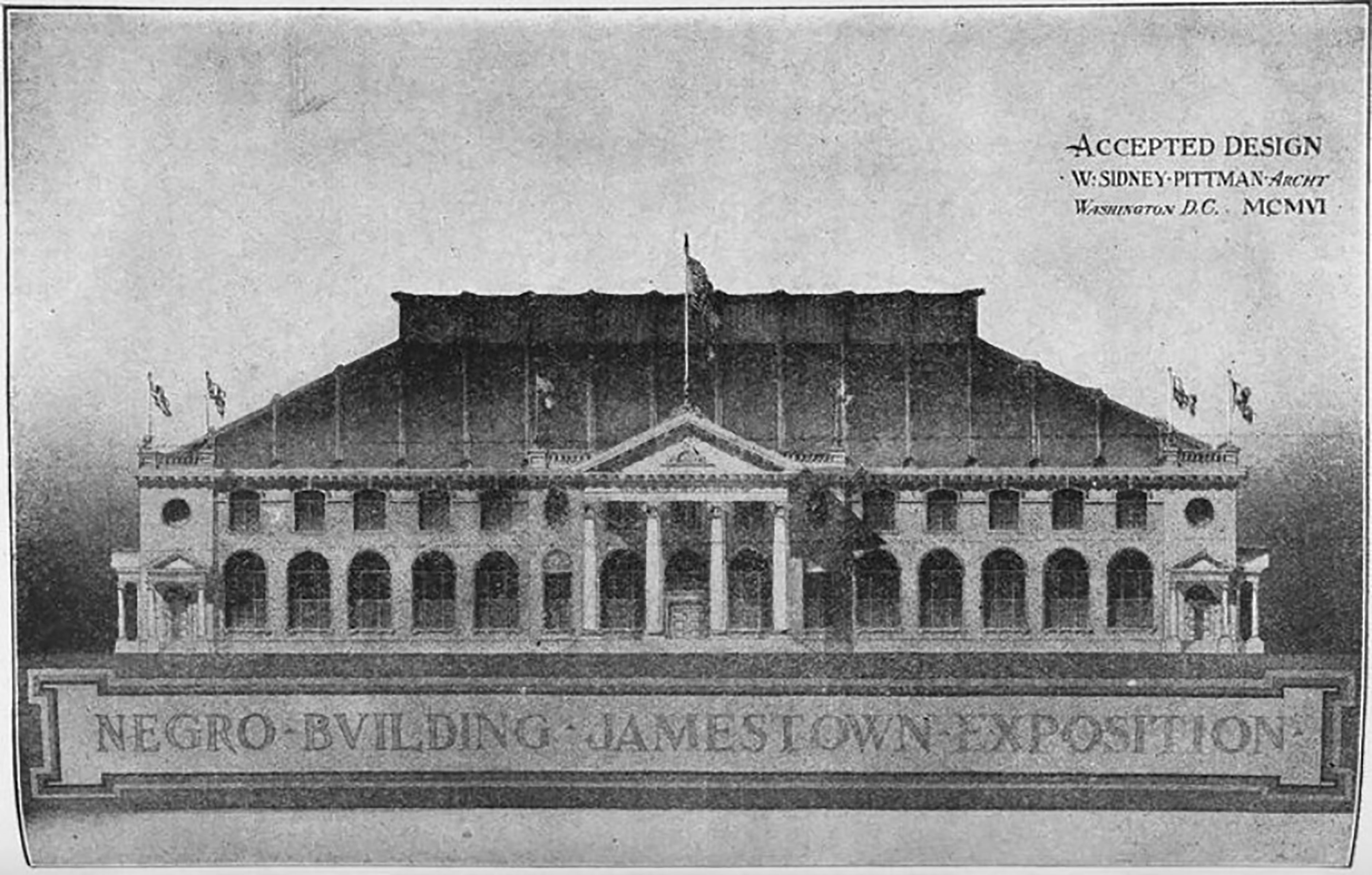 Negro Exposition Building, World's Fair 1907