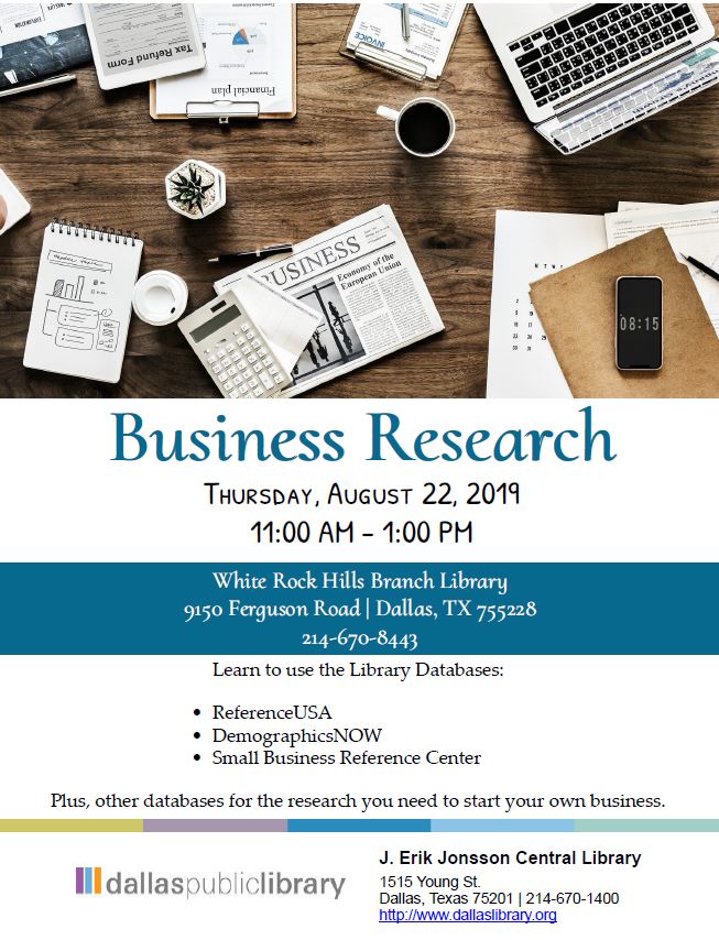 White Rock Hills Flyer_Business Research