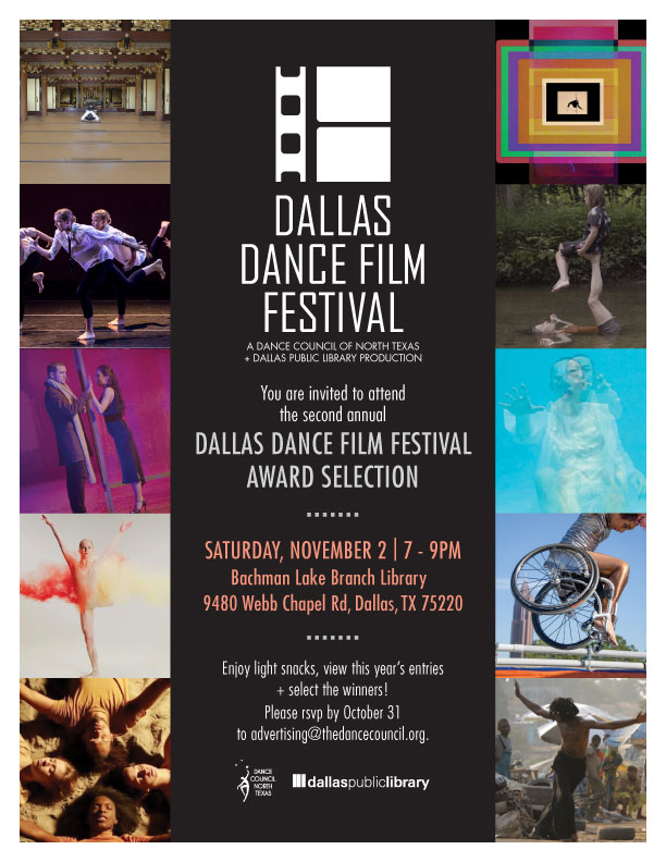 Dallas Dance Film Festival Flyer