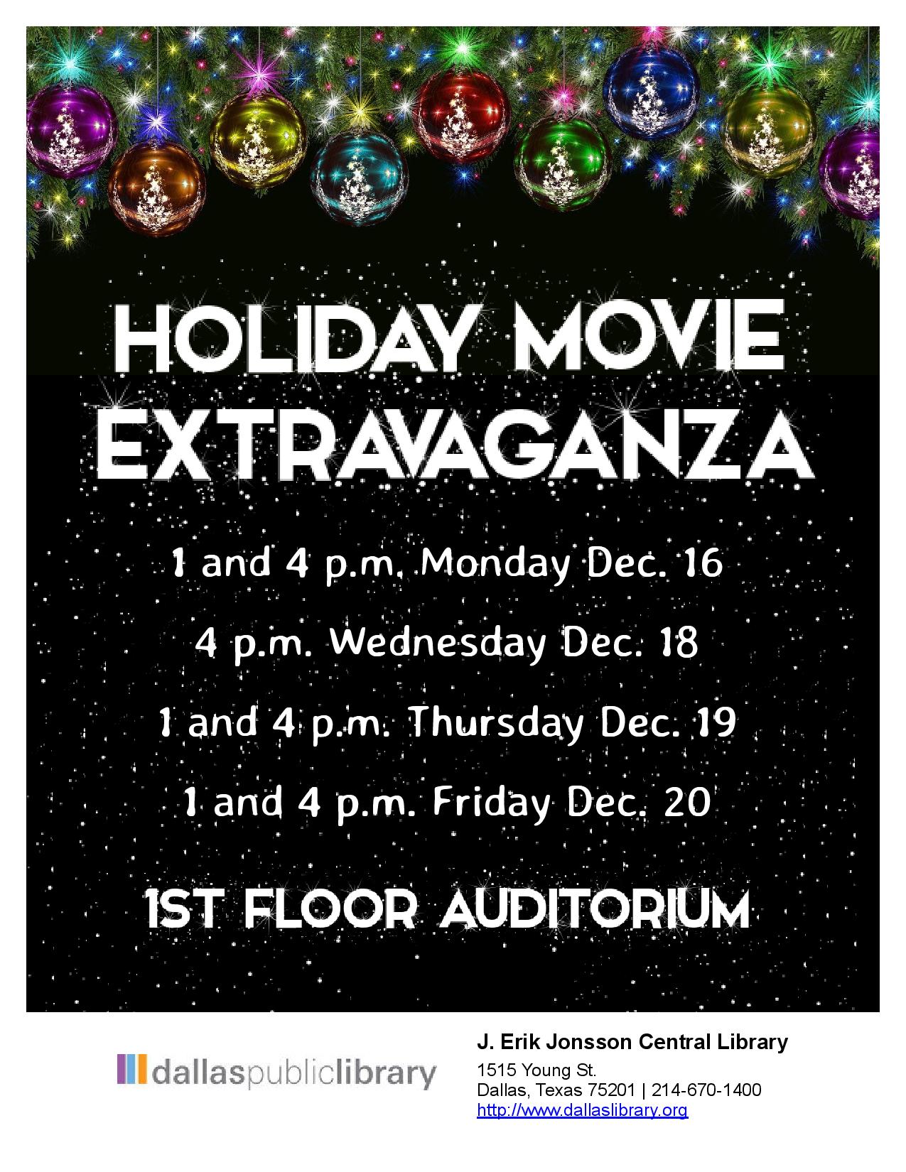 Holiday Movie Extravaganza