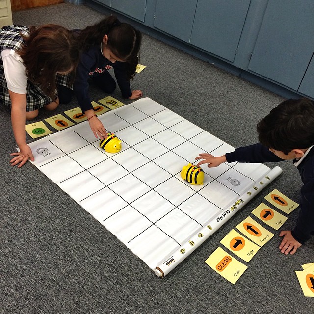 Kids Playing with BeeBots