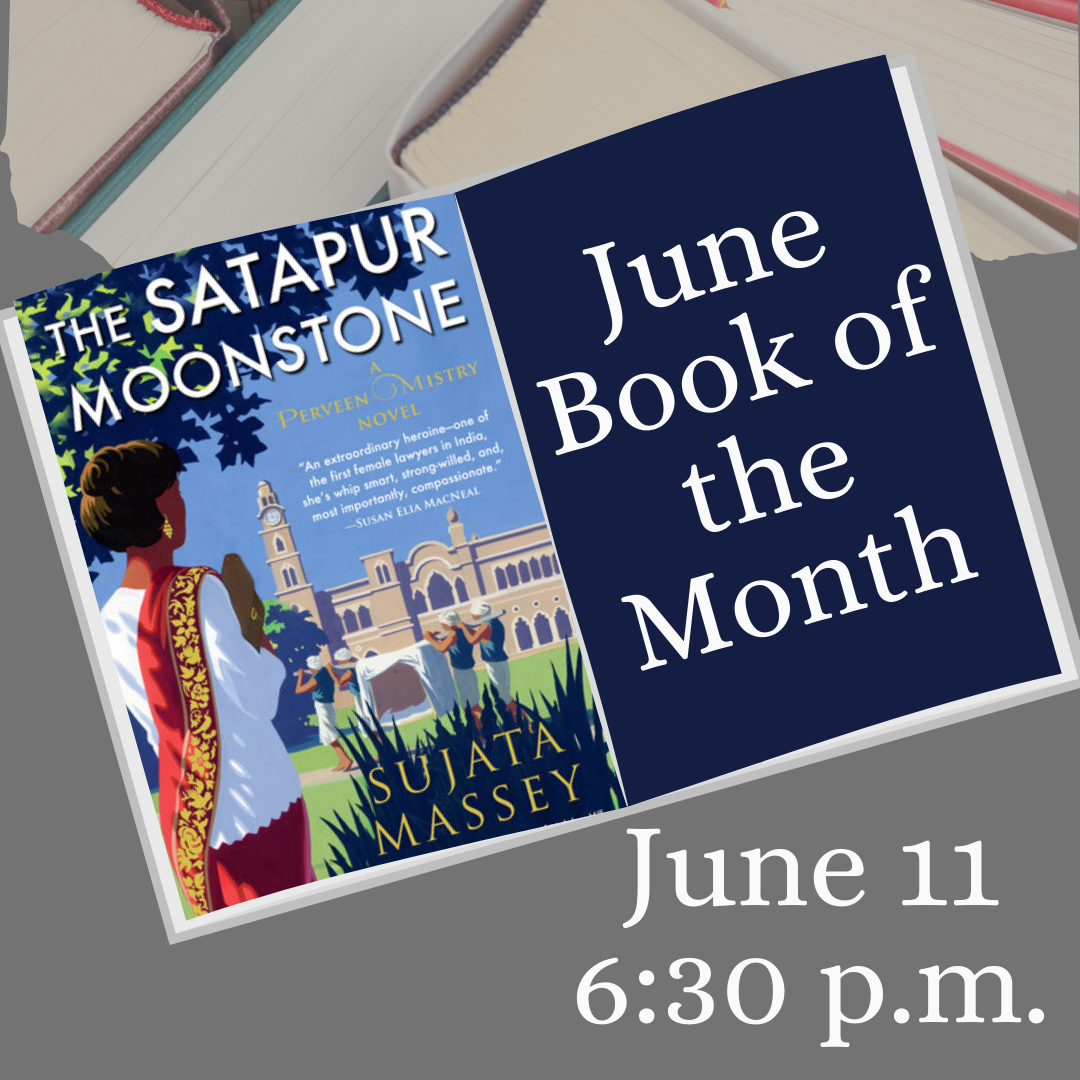 June book of the month: The Satapur Moonstone by Sujata Massey