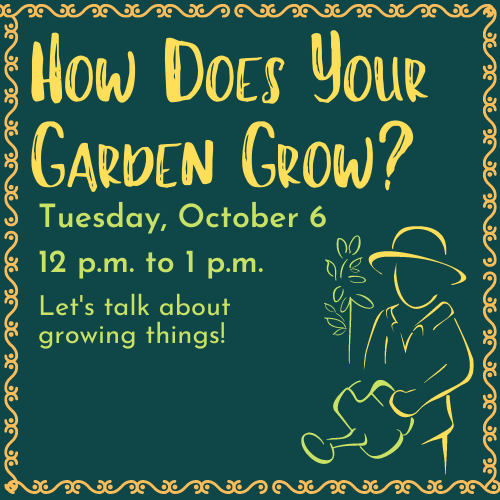 How Does Your Garden Grow? Cover Graphic