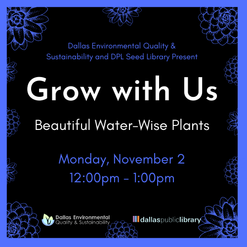 Grow with Us - Beautiful Water-wise Plants Cover Graphic