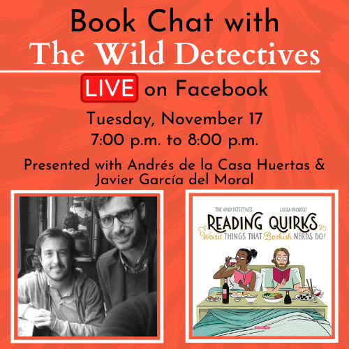 Book Chat with The Wild Detectives Cover Graphic