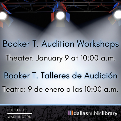 Booker T. Audition Workshop for Theatre Cover Graphic