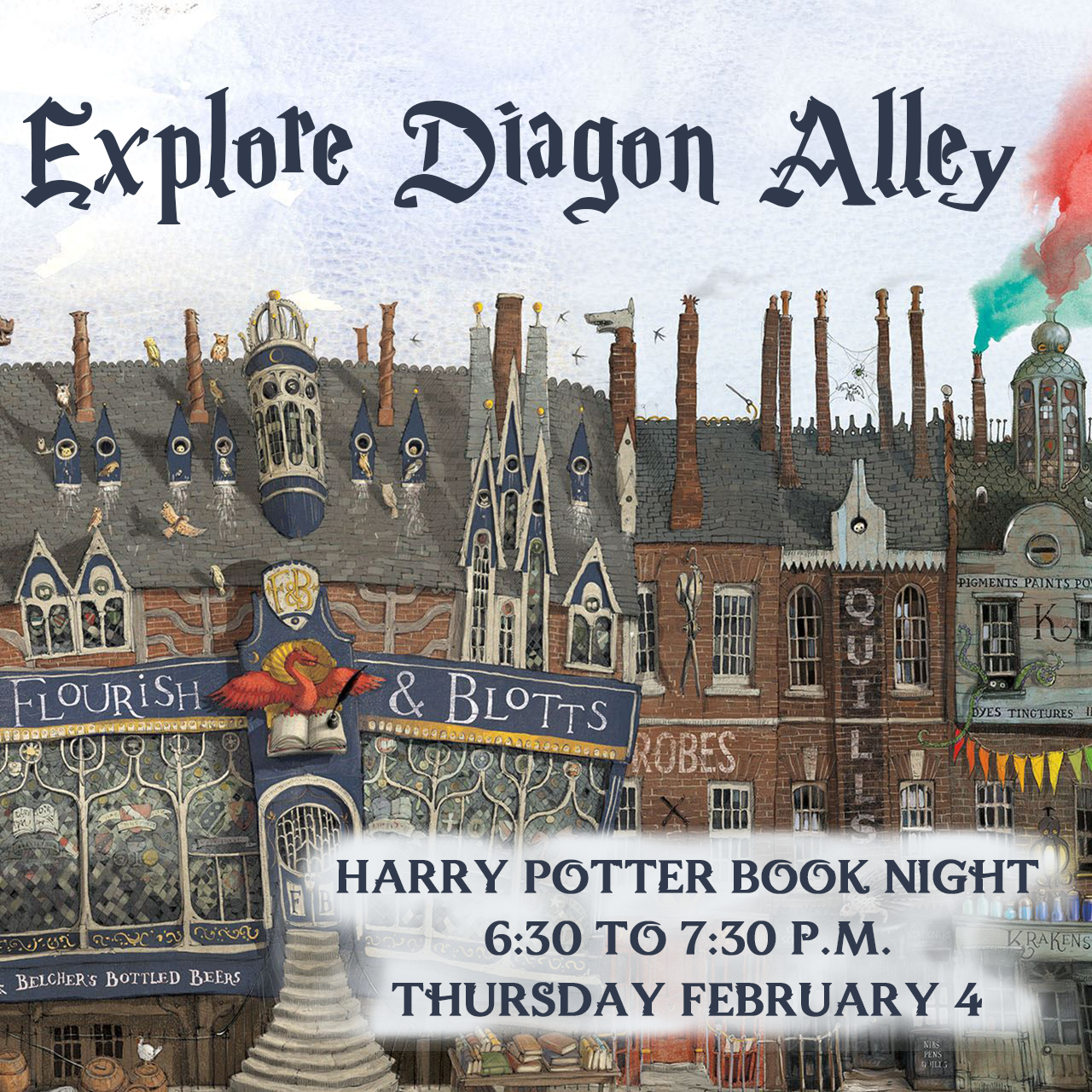 Explore Diagon Alley: Harry Potter Book Night