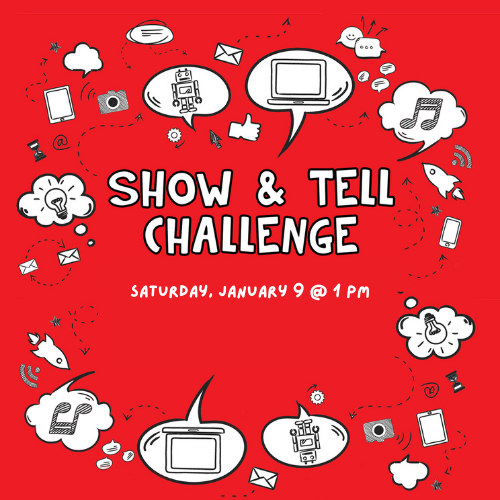 Show and Tell Challenge Cover Graphic