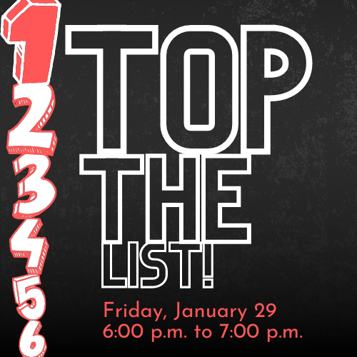 Top the List! Cover Graphic
