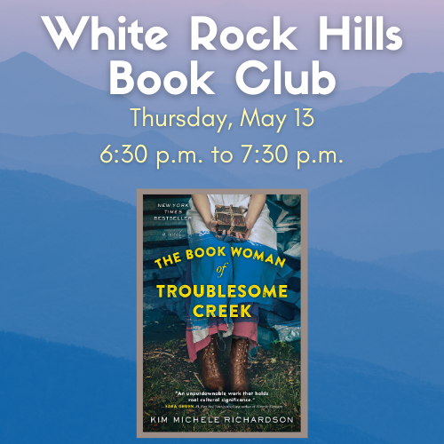 White Rock Hills Book Club Cover Graphic