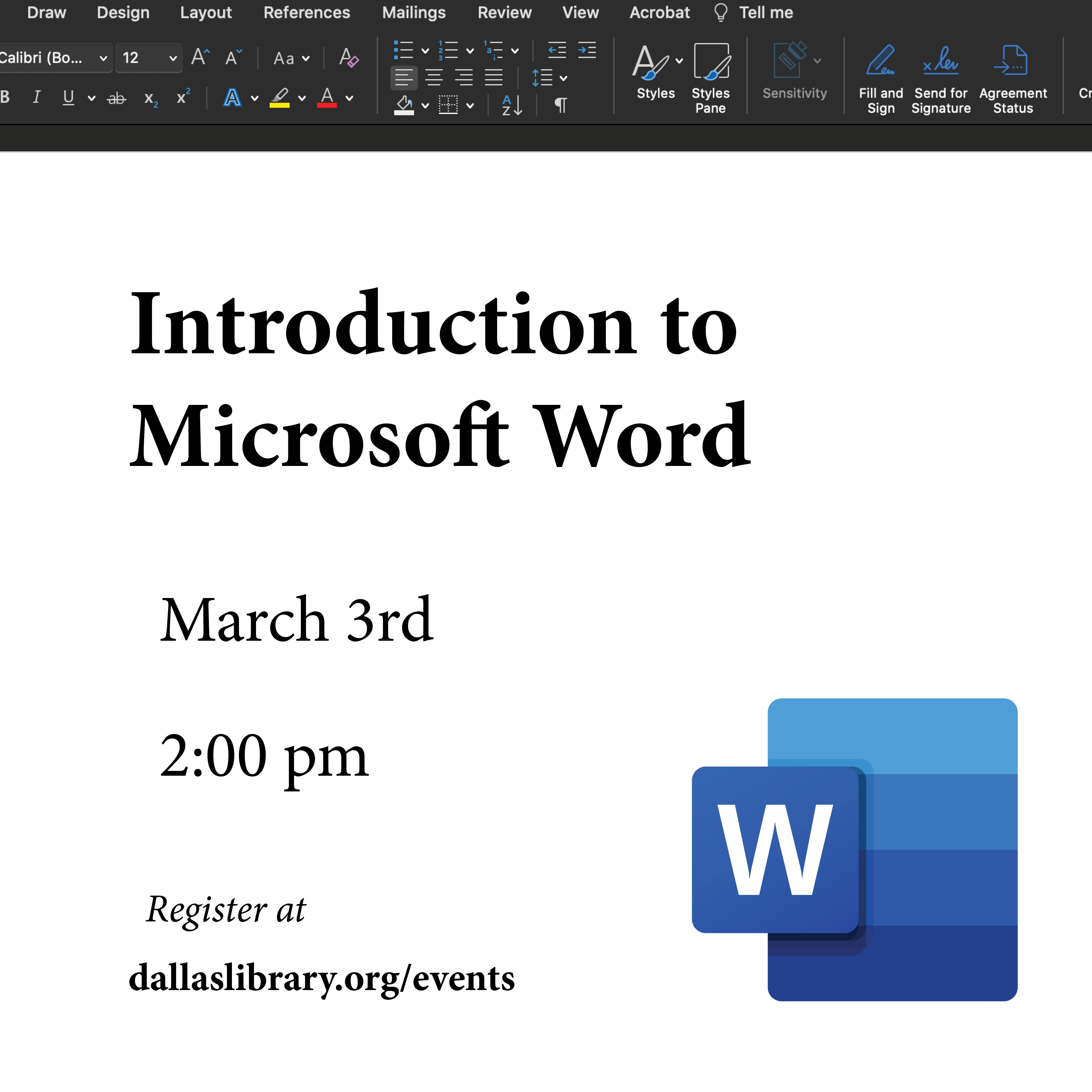 Introduction To Word