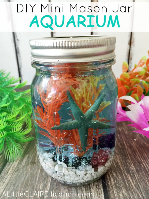 Aquarium art jar