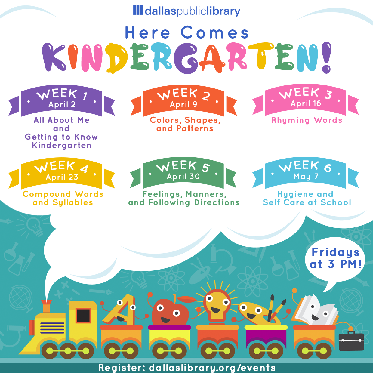 Here Comes Kindergarten graphic