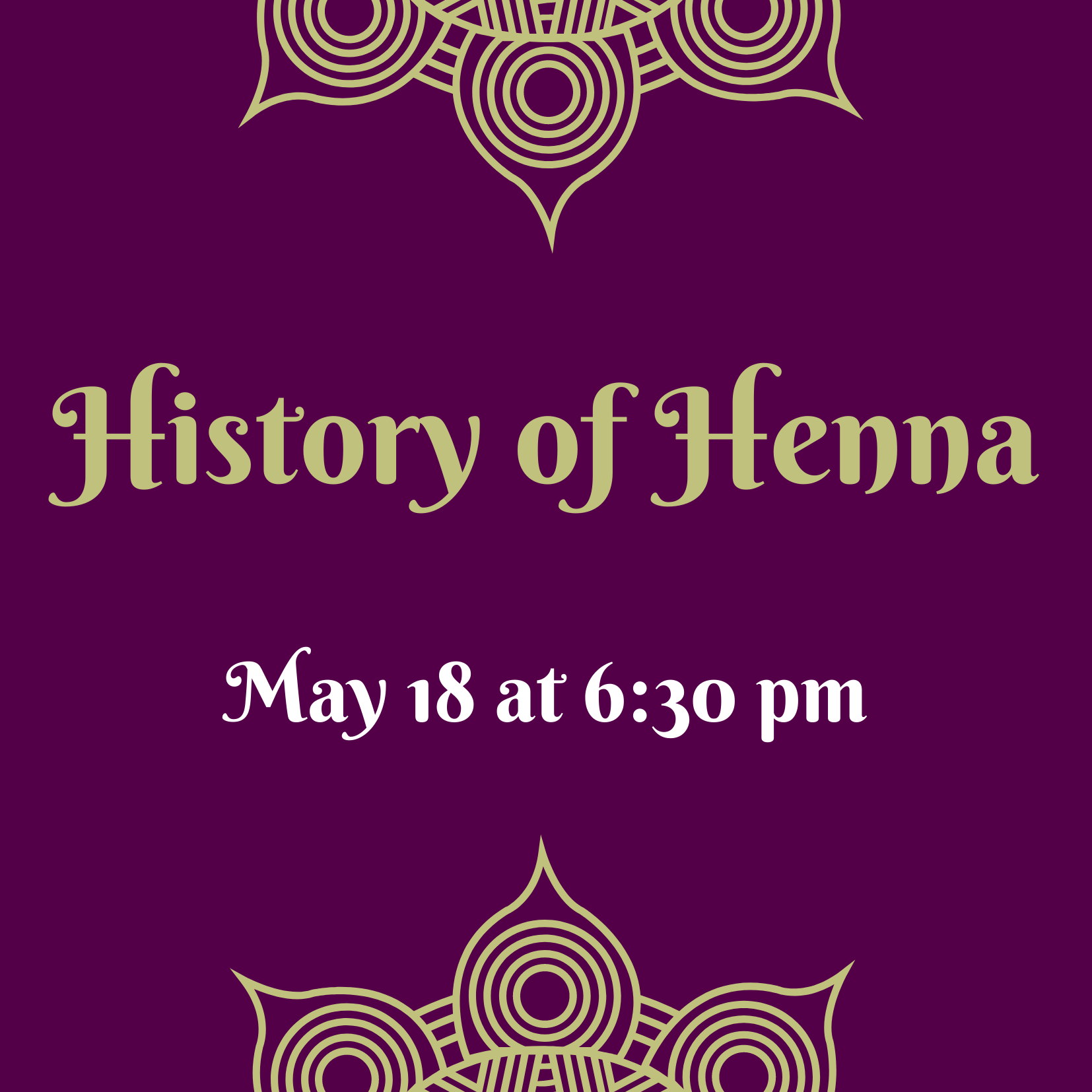 History of henna