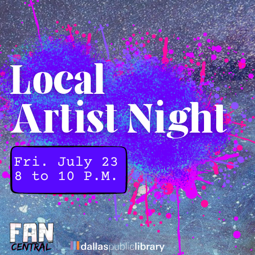 FanCentral: Local Artist Night Cover Graphic