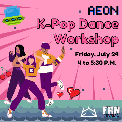 Aeon K-Pop Dance Workshop Cover Graphic