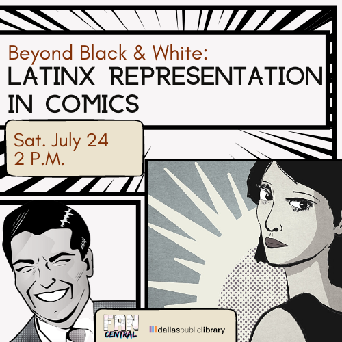 Latinx Representation in Comics Cover Graphic
