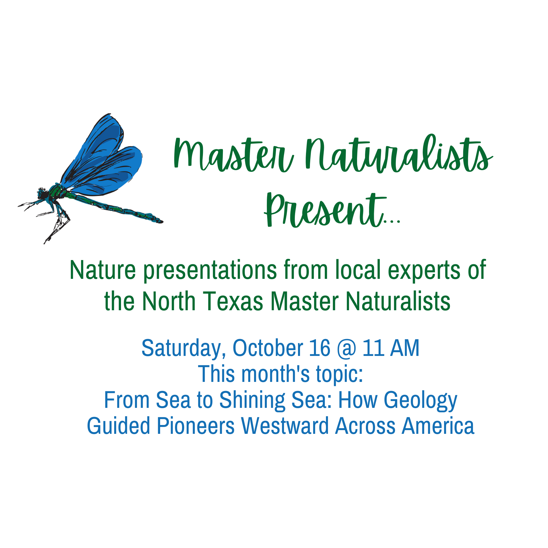 Master Naturalists Present series graphic