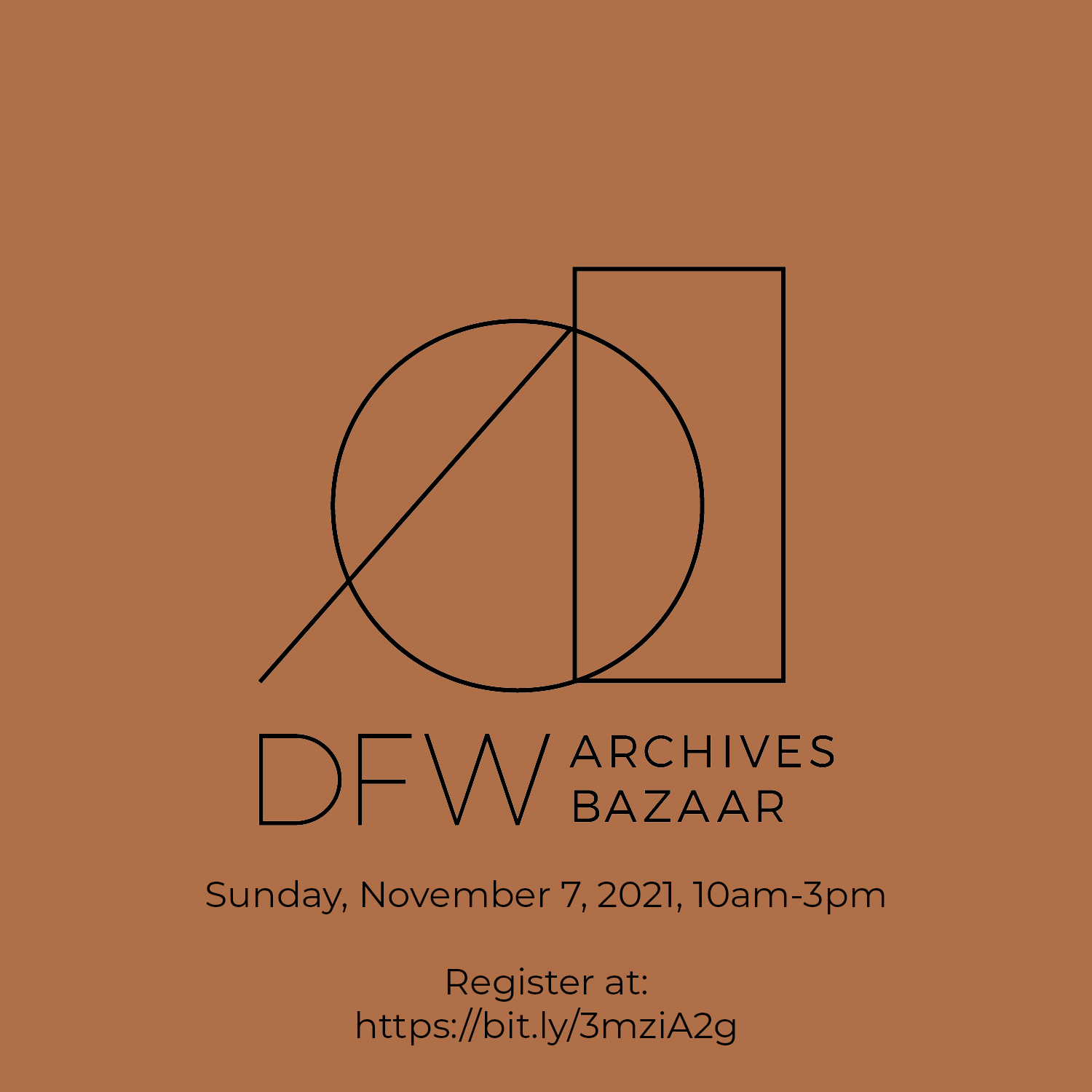 DFW Archives Bazaar 2021 logo 