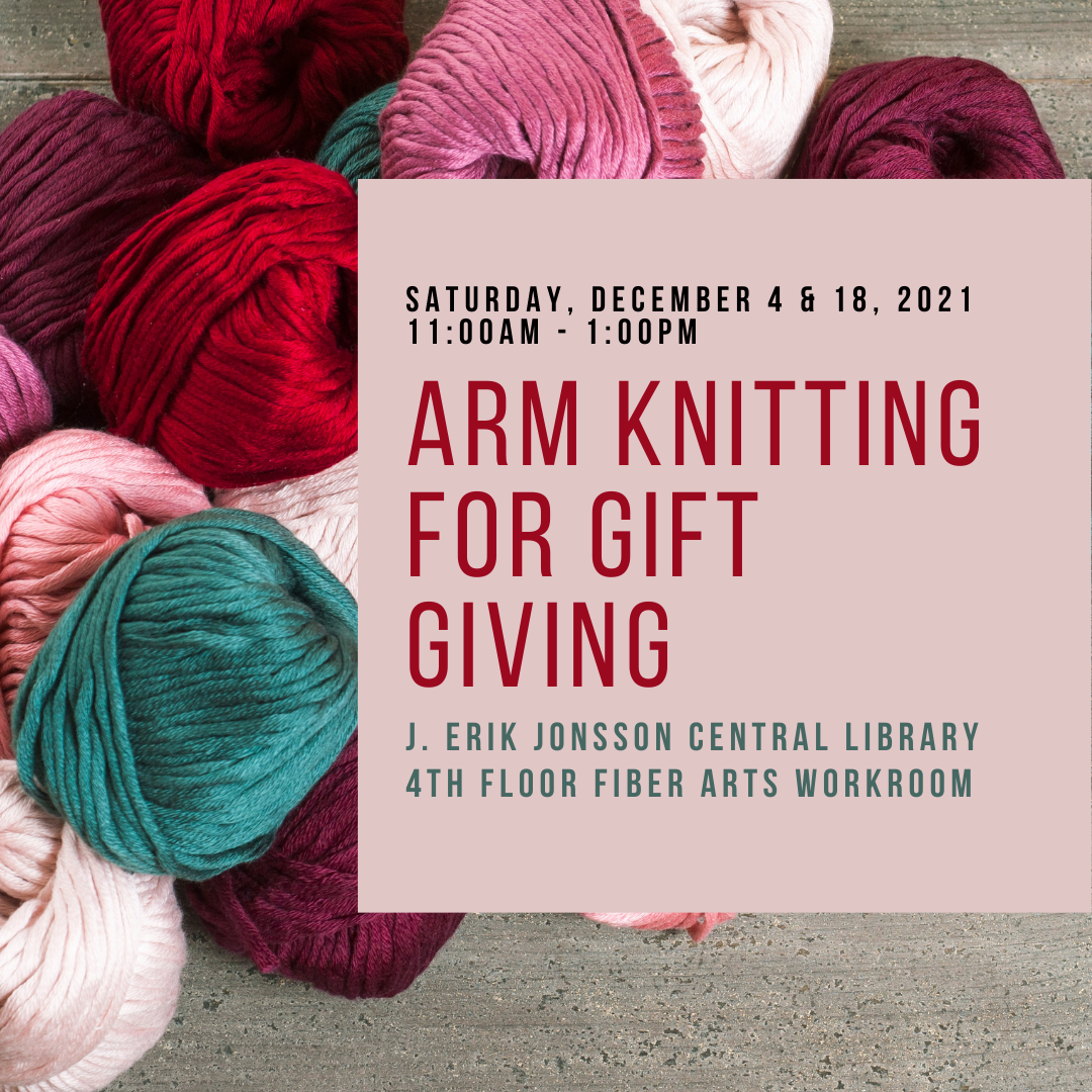 Arm knitting for gift giving