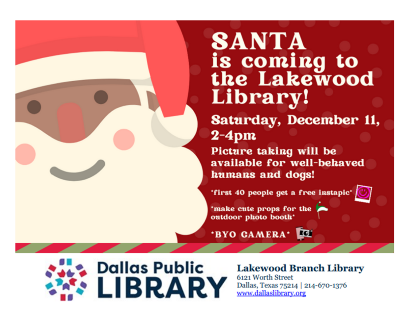 Santa is Coming to Lakewood on Dec 11!