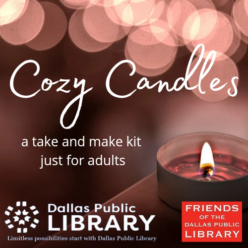 Cozy Candles with DPL and Friends Logos