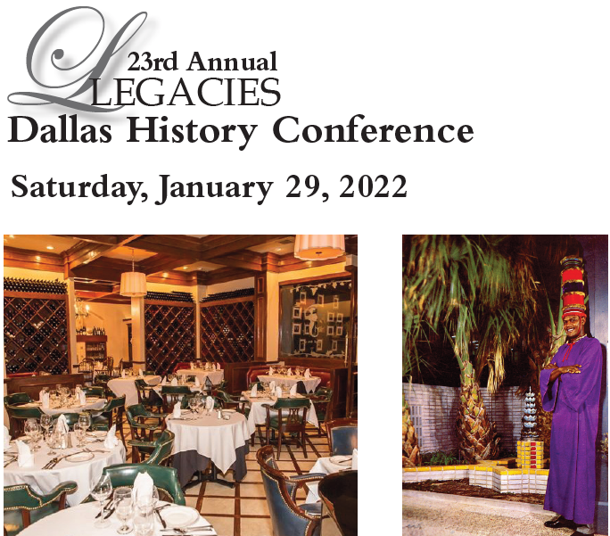  23rd Annual Legacies Dallas History Conference