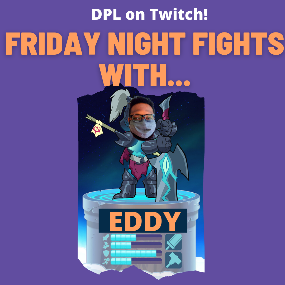 Eddy's face on a video game fighter