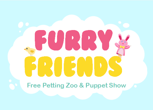 Petting zoo and puppet show