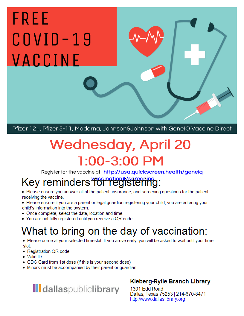 Vaccine flyer