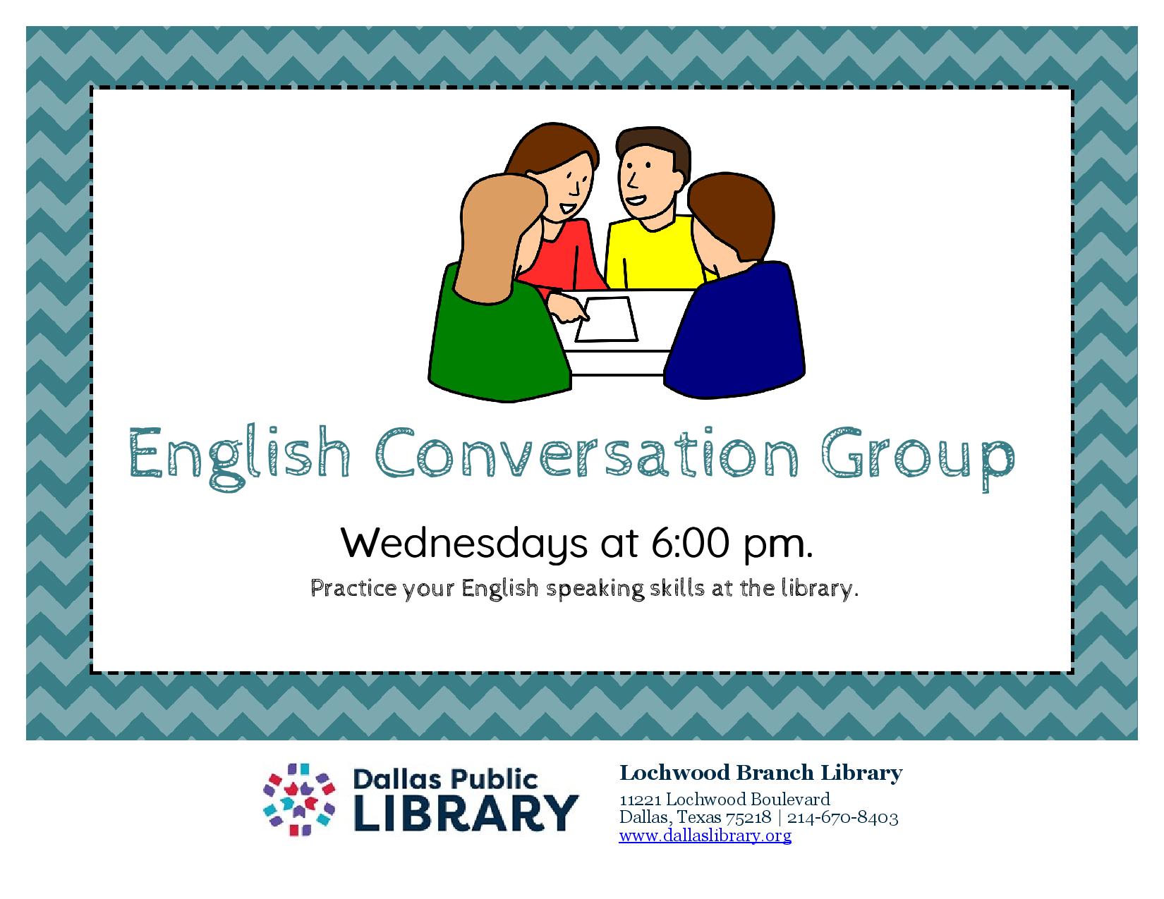 Tuesday Chat -- Practice Your English!, Events