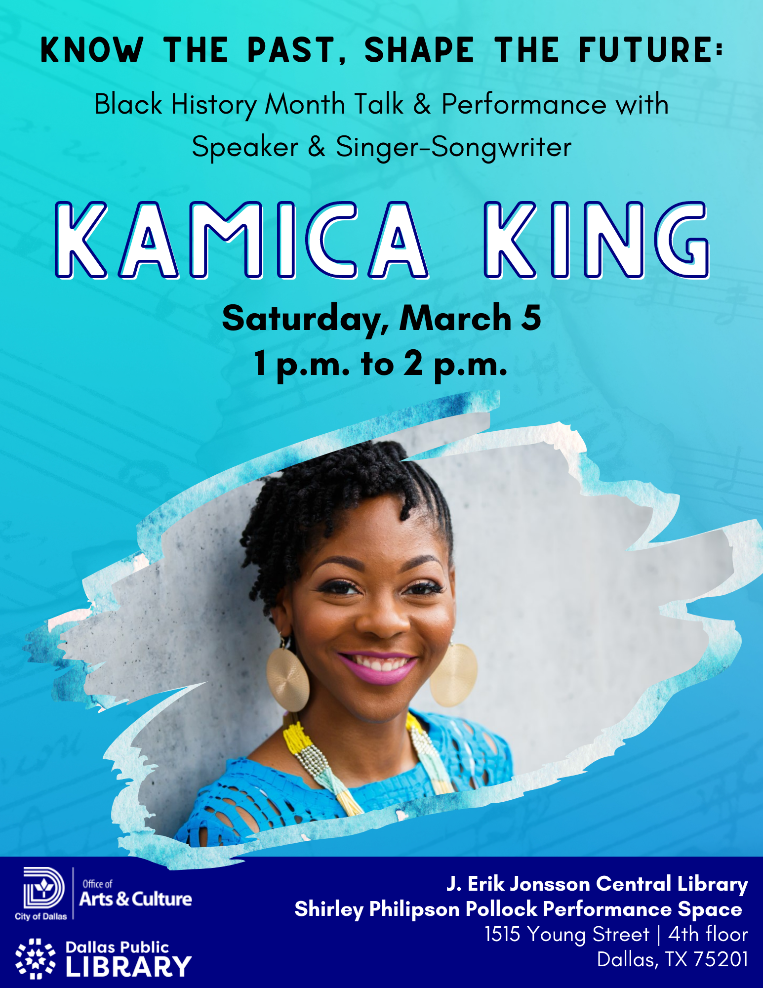Photo of Kamica King in celebration of Black History Month