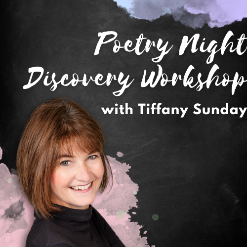 Poetry Night Discovery Workshop Graphic