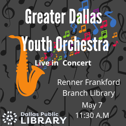 Greater Dallas Youth Orchestra Live in Concert DPL Logo