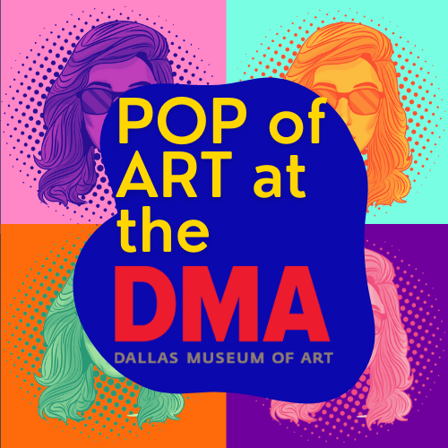 Pop of art at the DMA cover graphic