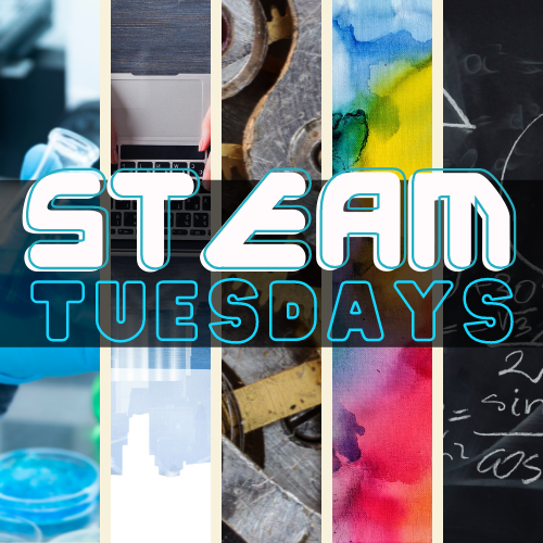 STEAM Tuesdays cover graphic