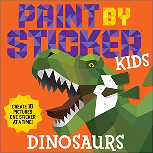 Paint by Sticker; dinosaurs