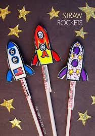 Straw Rocket Fun!
