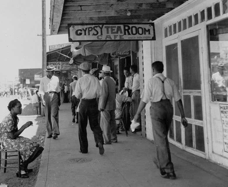 Gypsy Tea Room Cafe located in Deep Ellum, circa 1930s