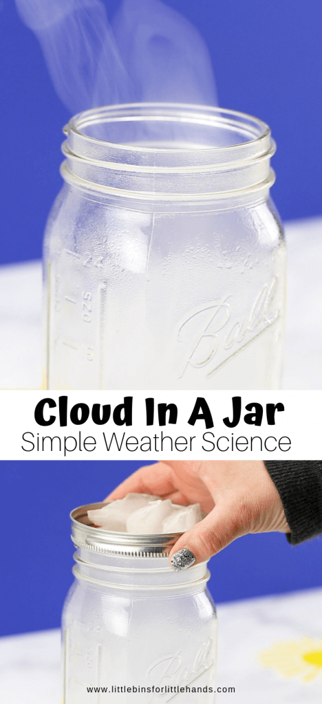 After School STEM time! Cloud in a Jar