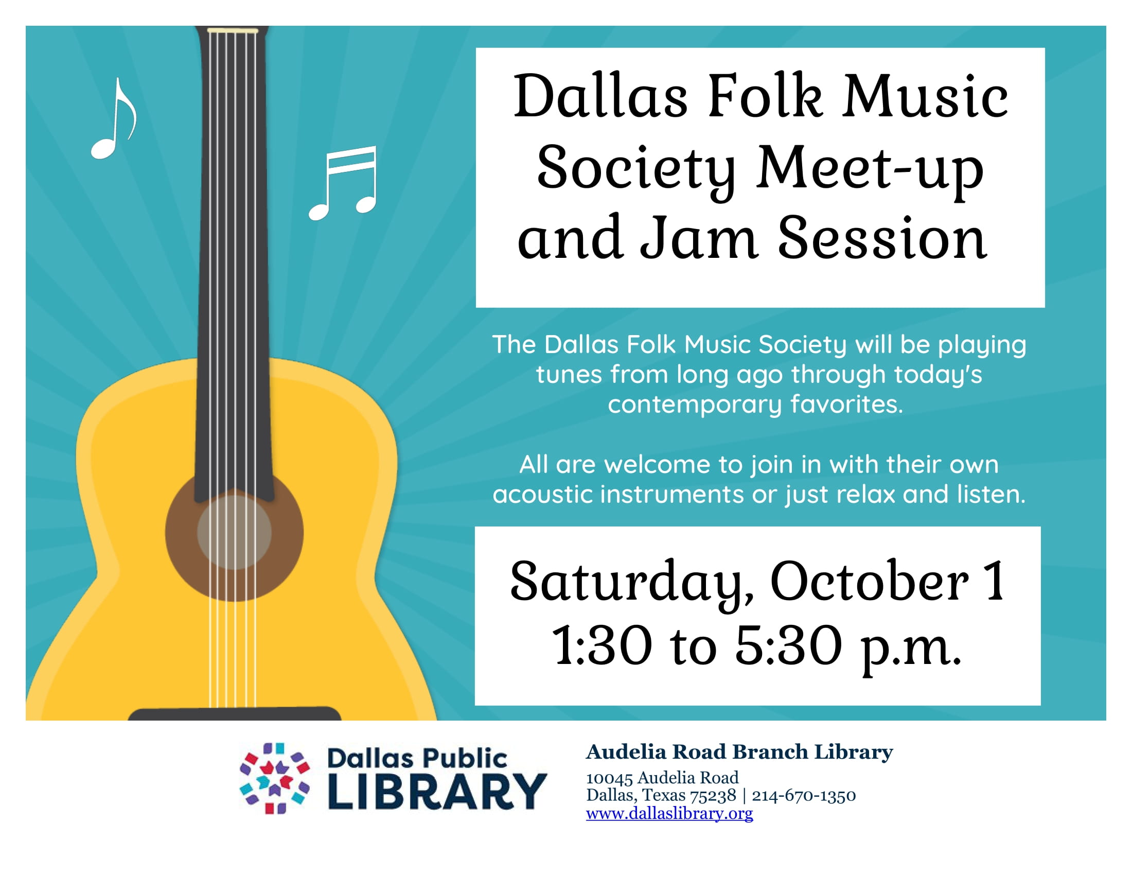 Dallas Folk Music Society Meet-up