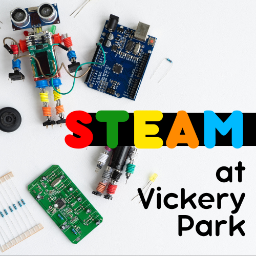 STEAM at Vickery Park cover graphic