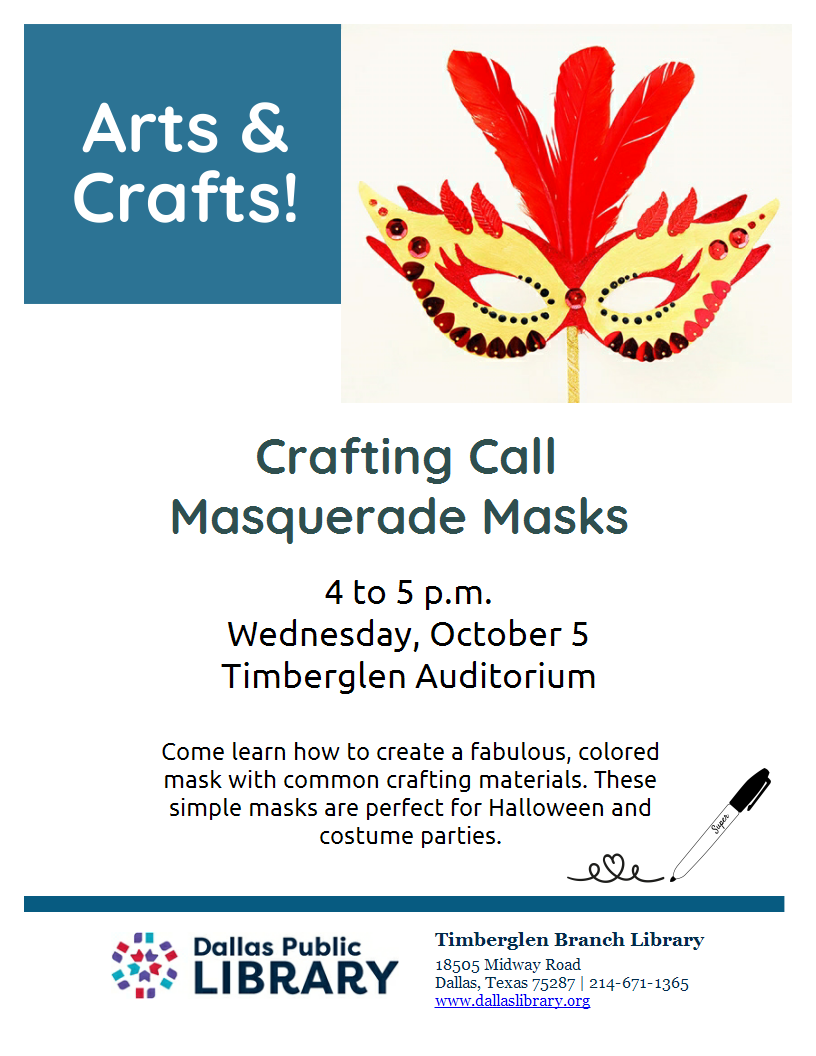Flyer of craft event