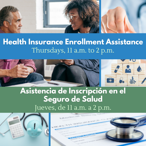 Health insurance assistance image. 
