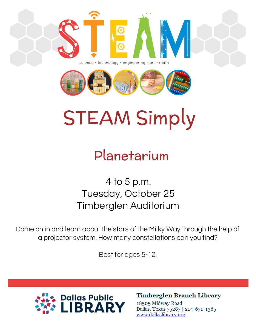 Flyer for STEAM event